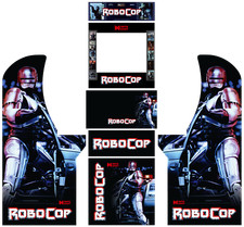 Arcade 1UP Cabinet graphics / artwork full cabinet - Robocop Movie theme