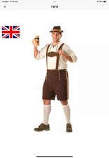 Oktoberfest Lederhosen German Bavarian Beer Outfit Fancy Dress Outfit Size S VGC
