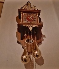 Wuba-Zaanse Clock, Restored & Hermle Movement Model 261-030C, c.1960-1980