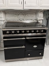 Lacanche Range Cooker Macon 100 Electric Induction In Black And Stainless Steel