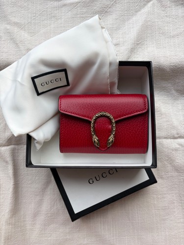 Gucci dionysus red leather - red,
