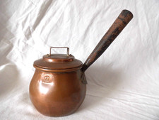 Rounded Copper Saucepan Small  3 1/2" Griffiths Patent Antique Victorian