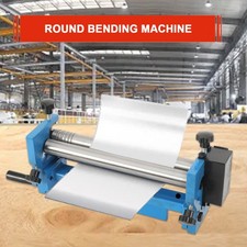 SJ300 Manual Slip Roll Rolling Bender Steel Plate Bending Round Machine 3 Roller