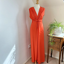Ingenu Maxi Dress Coral Orange