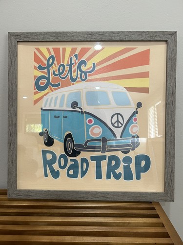 Camper van retro road trip - camper,