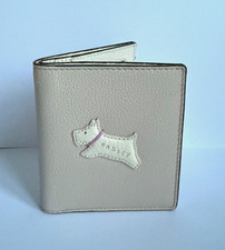 Radley Jump Beige Leather Credit Card Holder - Wallet - New With Dust Bag