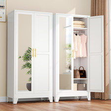 Metal Armoire Wardrobe Closet