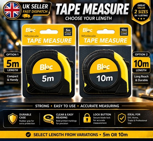 Tape measure 10m heavy - 5m,