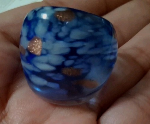 Handmade murano glass ring - handmade,