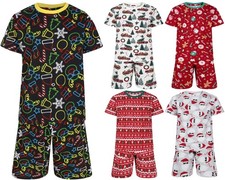 Boys Short Pyjamas Christmas