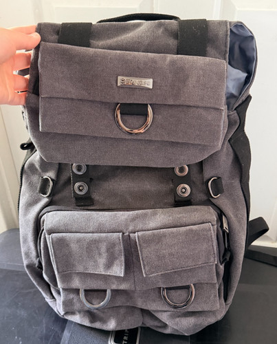 Evecase vintage grey canvas - vintage,