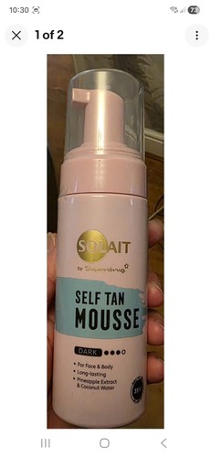 Solait self tan mousse - tan,