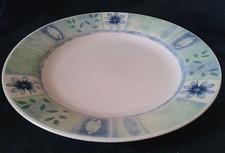 CHURCHILL CHINA JEFF BANKS PORTS OF CALL SUSSEX DINNER PLATE IN BLUE AND GREEN 