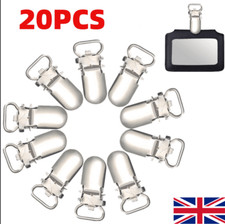 UK 10X Metal Suspender Clips
