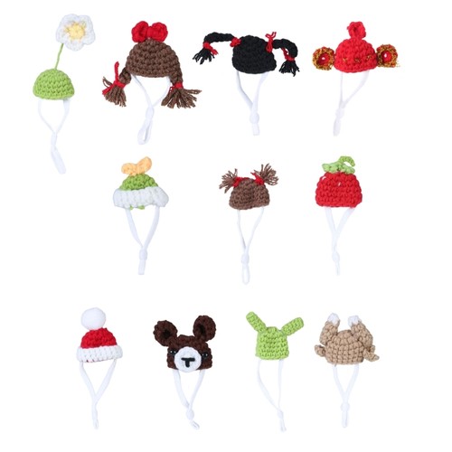 Small animal knitted hat - small,