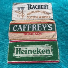 Beer Bar Towels 3 Cotton Mats