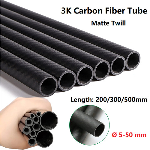 Carbon fiber tube pipe - carbon,