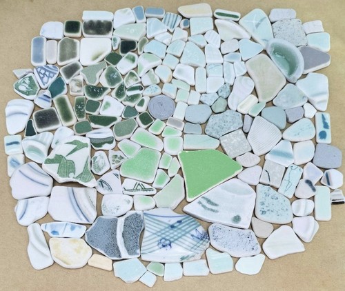 Sea glass pottery from - pottery, japan