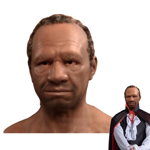 Realistic latex head mask - latex,