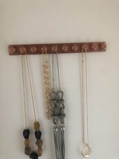 Wall Mounted Hanging Necklace Holder Necklace Rack Necklaces Bracelets Chains