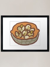 Steamed Clams Framed Art Print