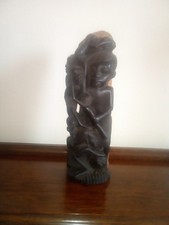 Vintage Wooden African Family Tree Carving Figure 