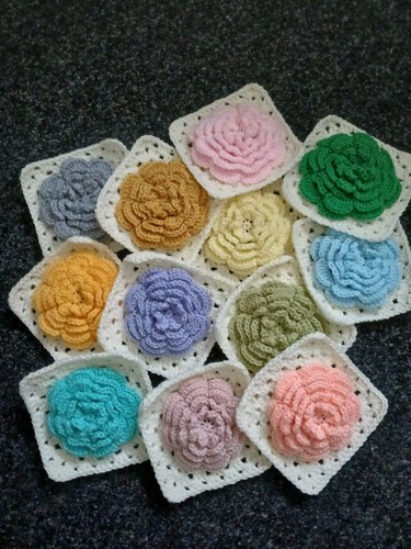 New handmade crochet flower - crochet,