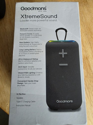 Goodmans xtremesound portable - goodmans,