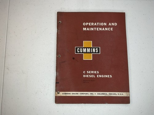 Cummins 1961 series - cummins, c