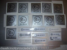 YAMAHA "E11" FRAME DECAL RD XS XT FS1E TDR DT YPVS 50 200 250 500