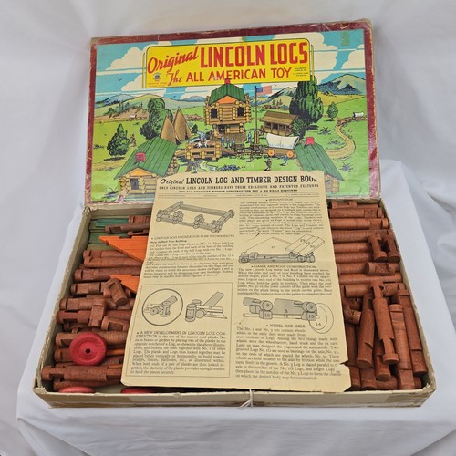 Vintage 1940 lincoln log - vintage,
