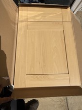 BEECH COLOUR  KITCHEN  DOOR  500 X 555 + 500 x 160 DRAW  STOCK DZ534