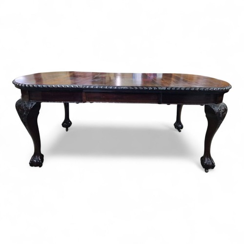 Antique mahogany dining table