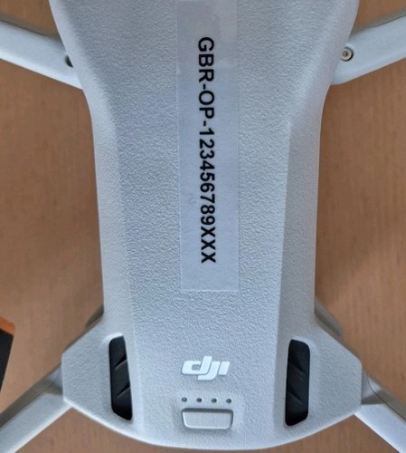Drone operator labels set - id, (set