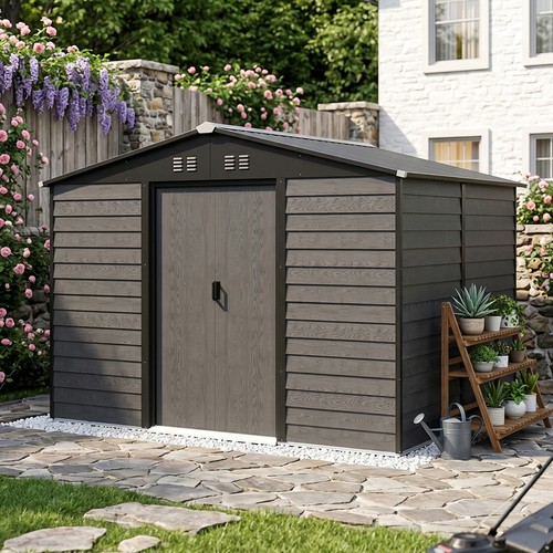 10x6ft garden shed - 10x6ft, metal