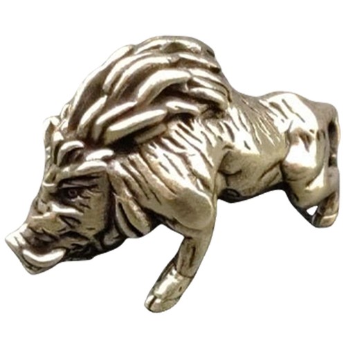 Brass pig ornament - brass, vintage