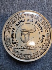 Vintage Saddle & Leather Soap Tin – Brecknell Turner & Sons – Equestrian