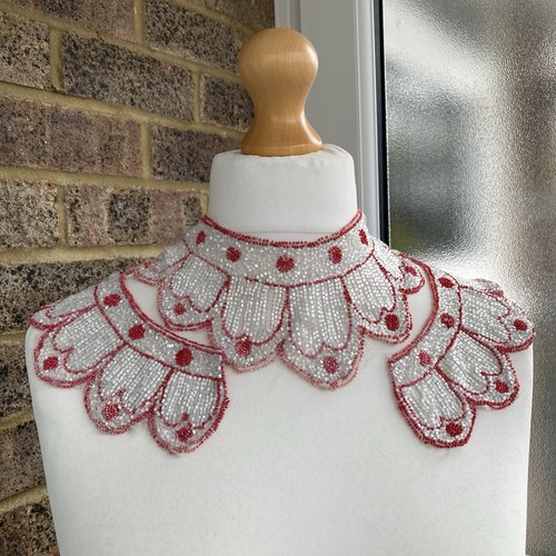 Antique vintage red coral - red,