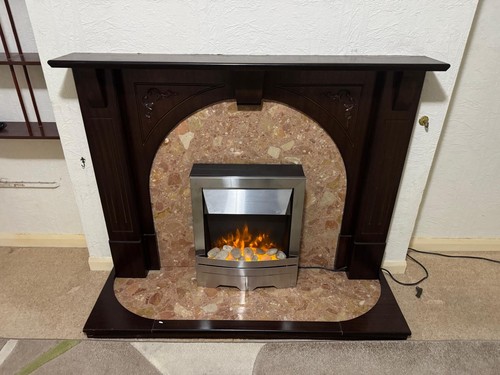 Marble fireplace botton hearth - marble,