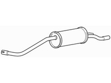 Euroflo rear exhaust - exhaust, silencer