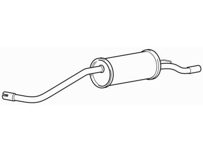 Euroflo rear exhaust silencer - euroflo,