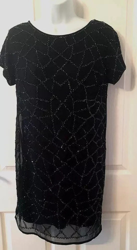 Lipsy black sparkly beaded - lipsy,