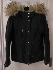 Topshop Faux Fur Parka Jacket