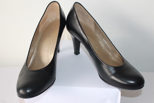 Gabor black leather classic - black,