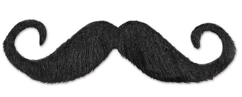 Handlebar hairy stache - hairy,
