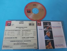 ELGAR: CELLO CONCERTO/ CD DU PRE EMI CDC 747 3292 * WG/ SONOPRESS* NO IFPI RARE