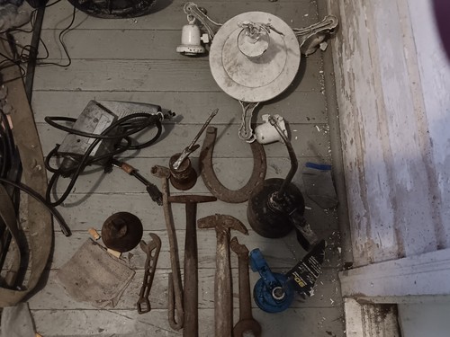 Old garden tools - garden,