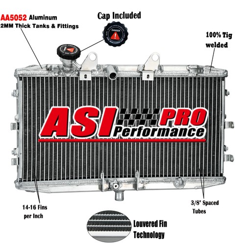 Aluminum radiator with cover - radiator,