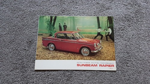 Sunbeam rapier sales brochure - sunbeam,