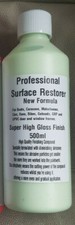 High Gloss Surface Restorer Polish  GRP, fiberglass, acrylic, paint, boats, cars